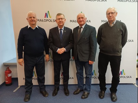 Spotkanie członków Zarządu z V-ce Marszałkiem 19.01.2025r.